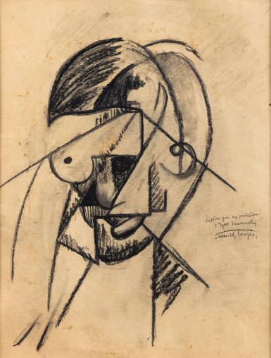 Dessin pour un portrait d'Igor Stravinsky