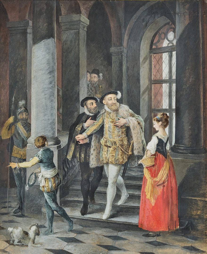 Niklas Lafrensen The Younger, “Erik XIV Discovers Karin Månsdotter”.
