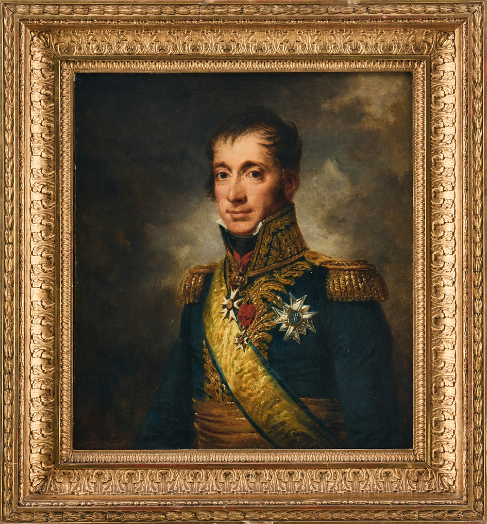 Carl Fredric Von Breda, Portrait depicting Count Maréchal de camp Louis Ernest Joseph de Sparre (1738-1818) in French general's uniform with the Grand Cross and ribbon of the Order of the Sword and the French Legion of Honour.