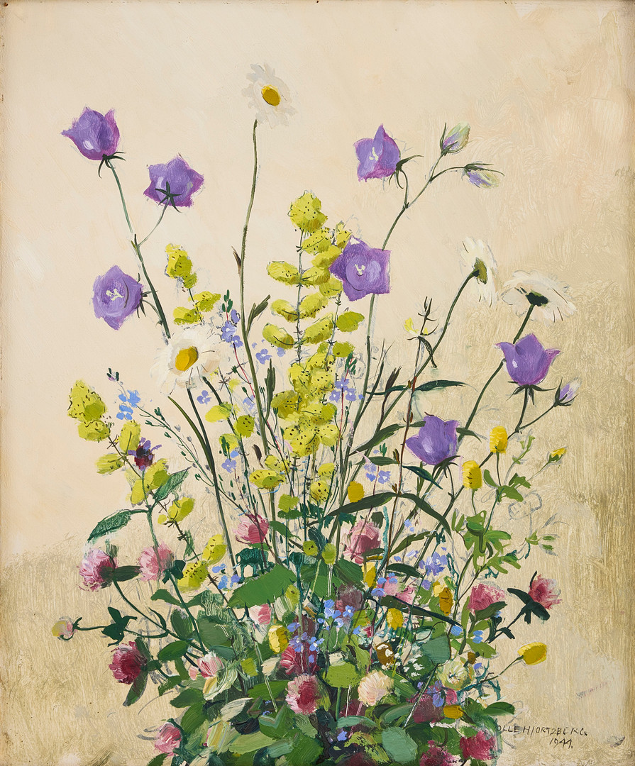 Olle Hjortzberg, Meadow flowers.