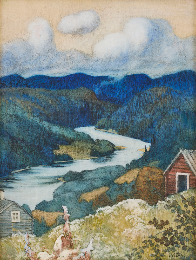 Sommaridyll, Indalsälven.