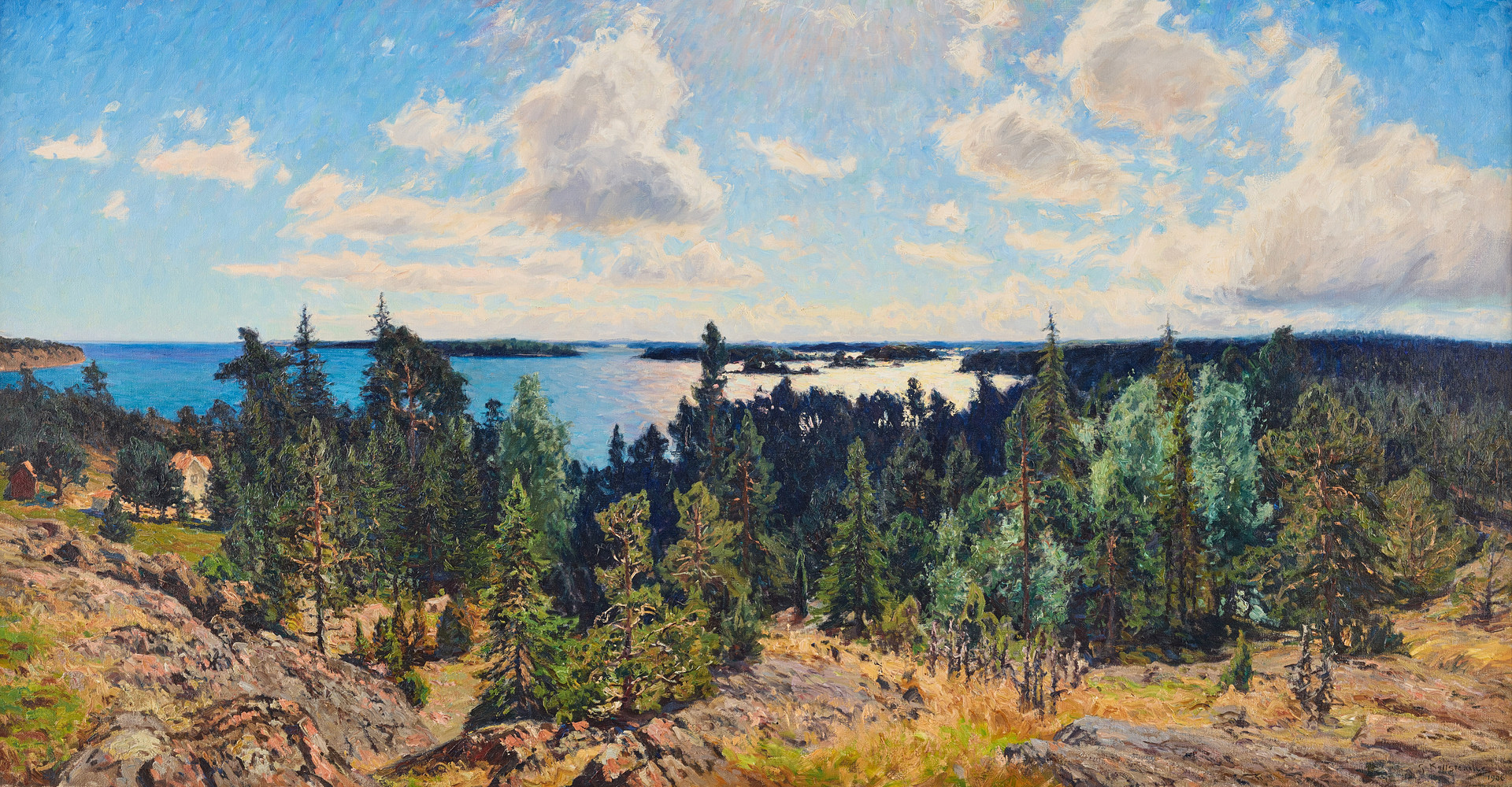 Skärgårdslandskap.