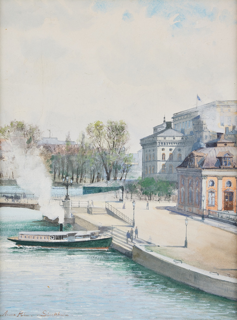 View towards the House of Nobility and the Royal Palace.