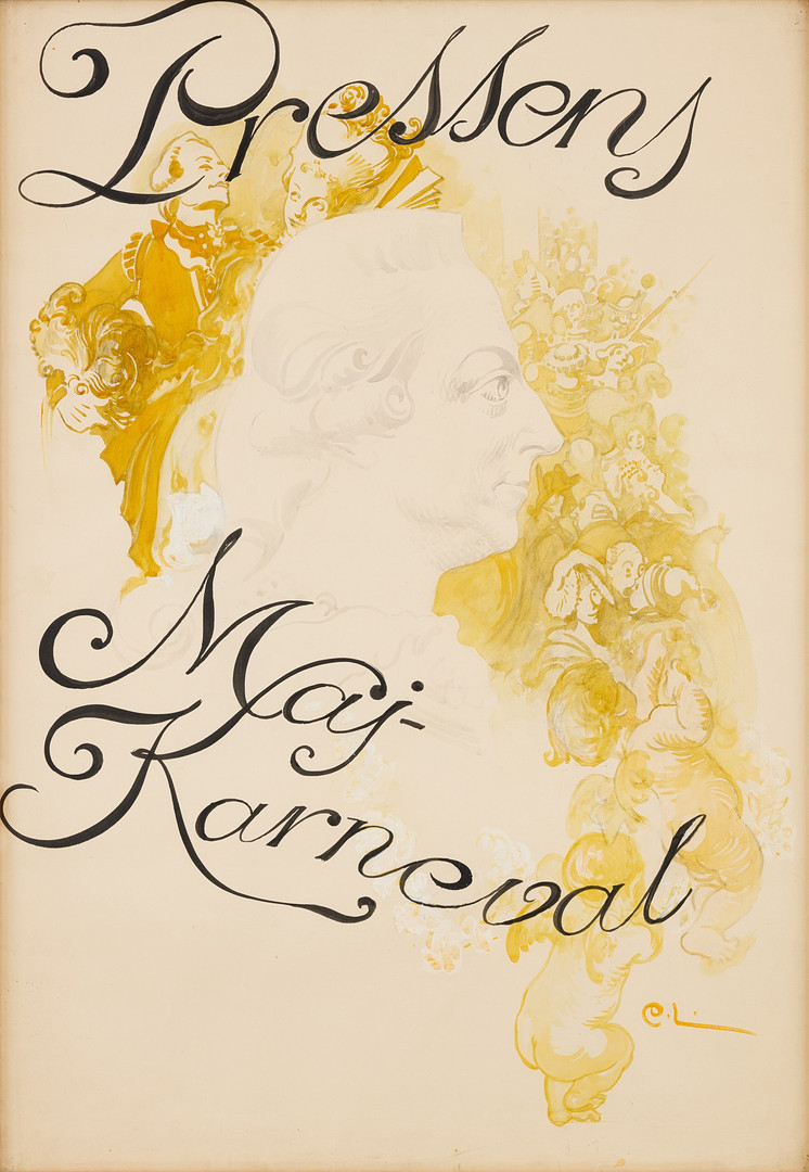 Carl Olof Larsson, “The Press May Carnival”.