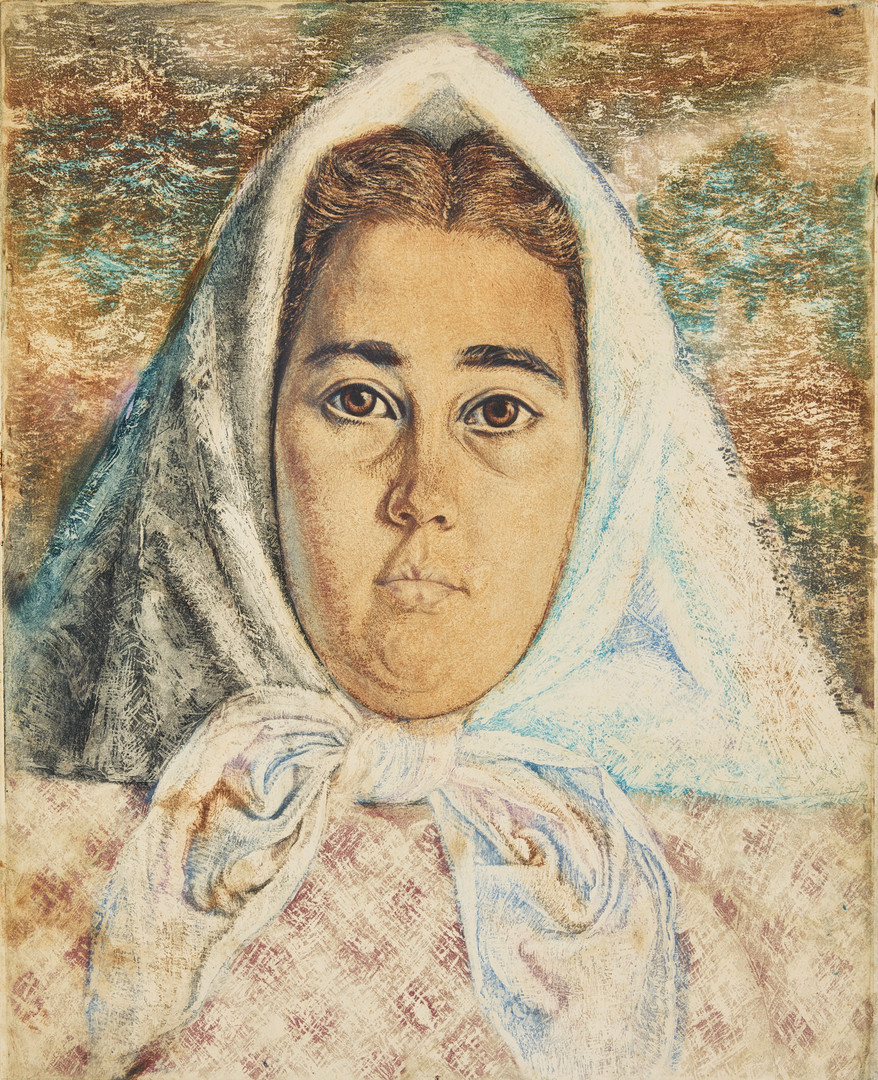Wiiralt Eduard, "Eesti neiu" (Estonian girl).