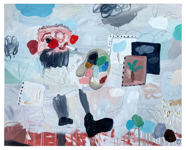 Monet con paleta