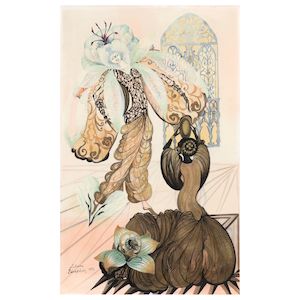 Juliana Seraphim (Palestine, 1934-2005) Danse au Rythme du Tambourin