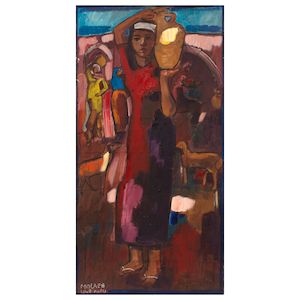 Jamil Molaeb (Lebanon, born 1948) Bergère