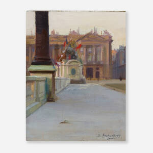 Untitled (View of Hôtel de la Marine, Paris)