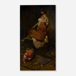 Untitled (Woman with Basket of Flowers)