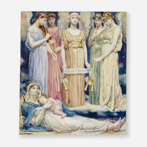 Untitled (Mary and Christ with Angels)