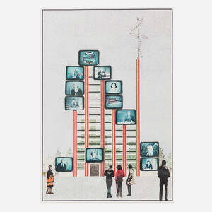 Television as an Architectonic Sign (collage)