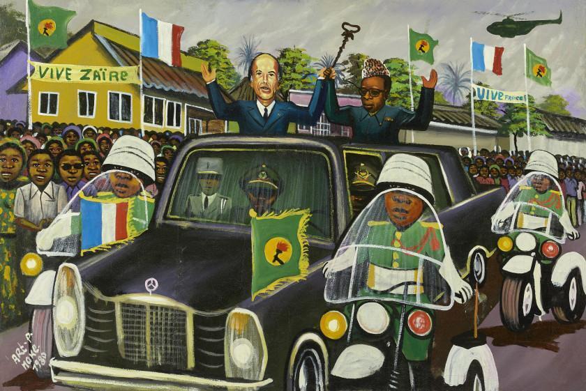 Untitled (Giscard d'Estaing visiting Zaire)