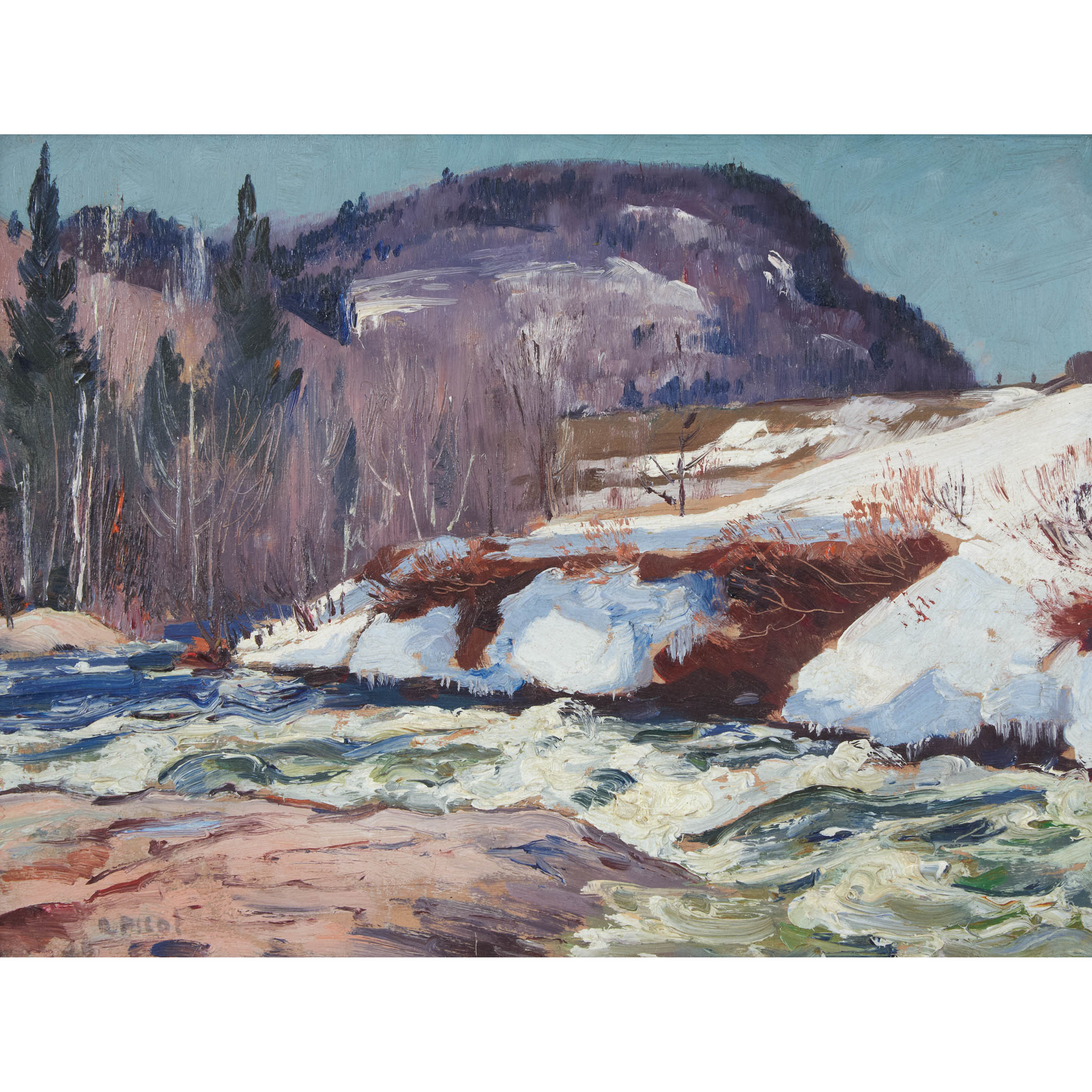 MARCH DAY - NORTH RIVER - SAINTE-ADÈLE COUNTRY - P-QUE