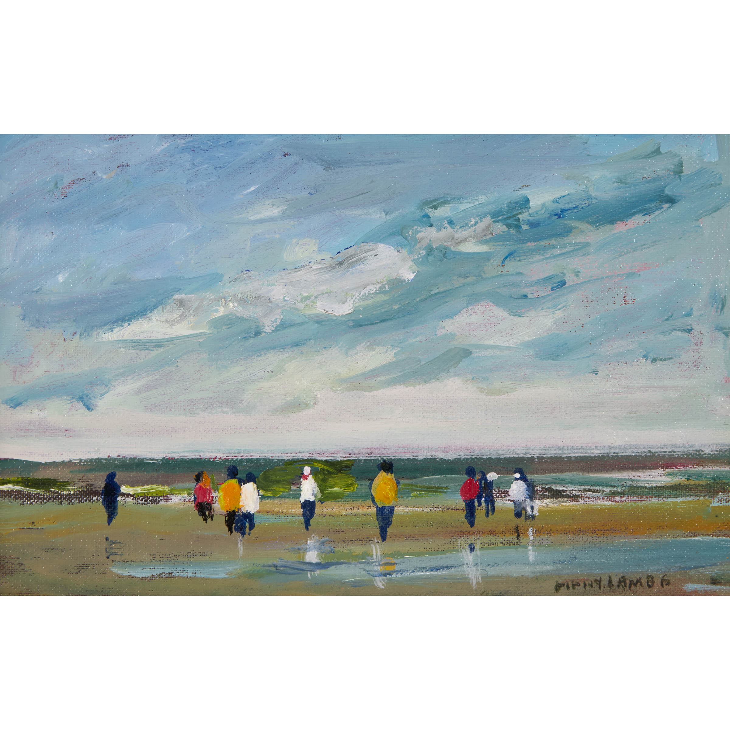 Strollers on the Beach