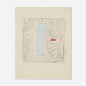 Composition with Blue and Red