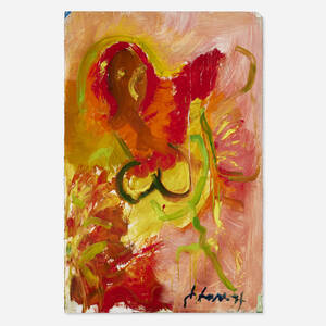 Composition with Green and Red