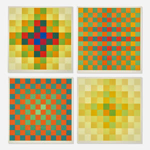 Relation Couleur (four works)