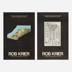 Institute for Architecture and Urban Studies exhibition posters (two works)