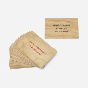 Truisms postcards (sixteen works)