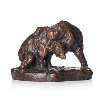 Bears playing.