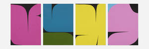 Geometric Paintings (four works)