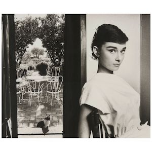 George Daniell (1911-2002); Audrey Hepburn, Rome;