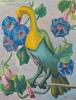 Morning Glories and the Bird