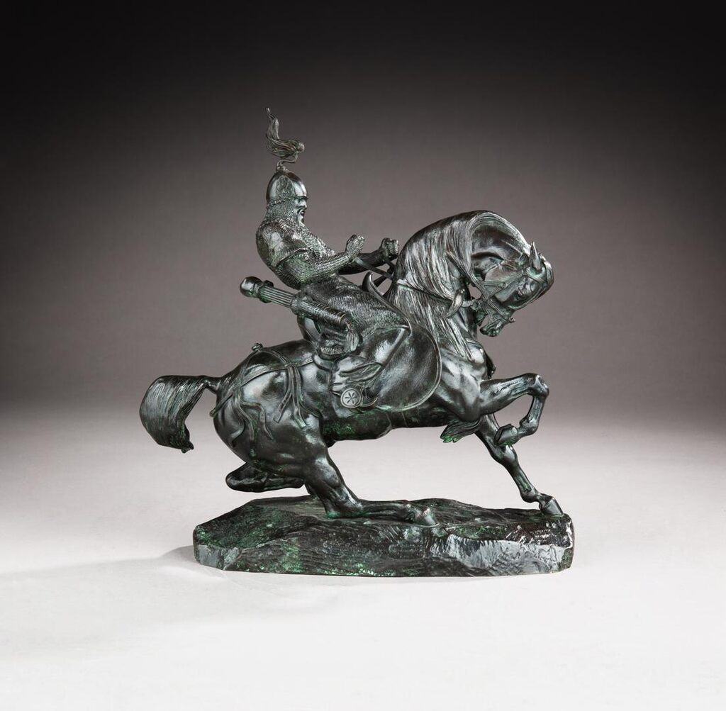 Guerrier Tartare arrêtant son cheval (Tartar Warrior Halting his Horse)