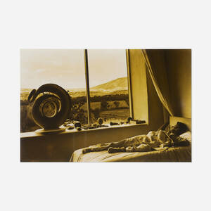 Calvin Klein on Georgia O'Keeffe's Bed