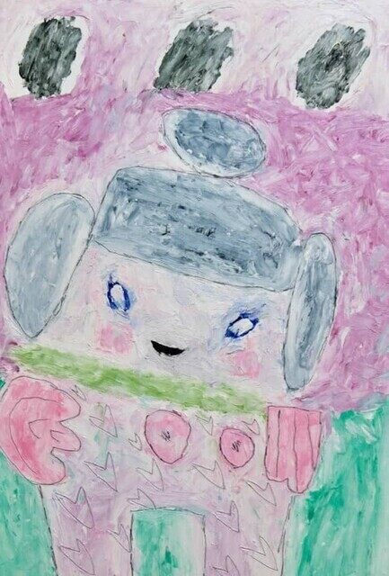 Pajama Girl Peering into Sneaky Lands
