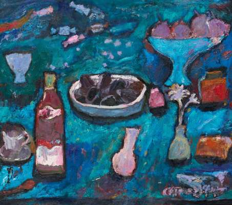 BLUE STILL LIFE