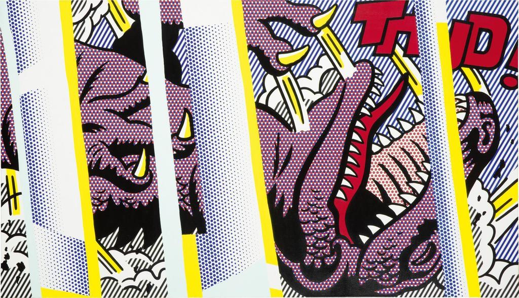 Roy Lichtenstein, Reflections on Thud!