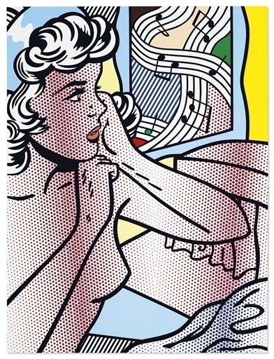 Nude with Joyous Painting