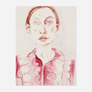 Drawing Self-Portrait with Prada Shirt