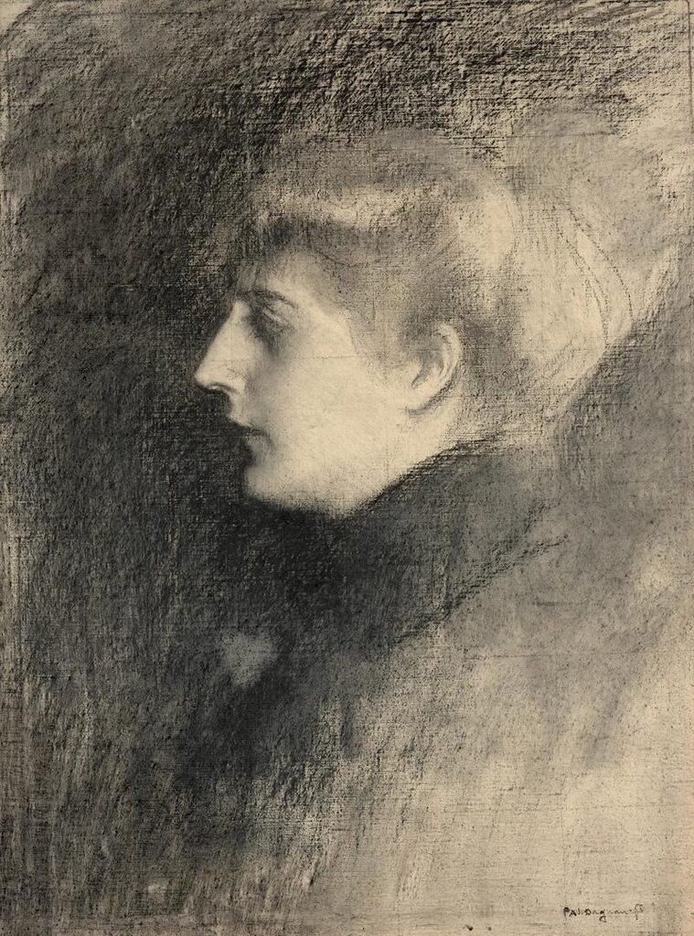 Portrait of a Woman in Profile