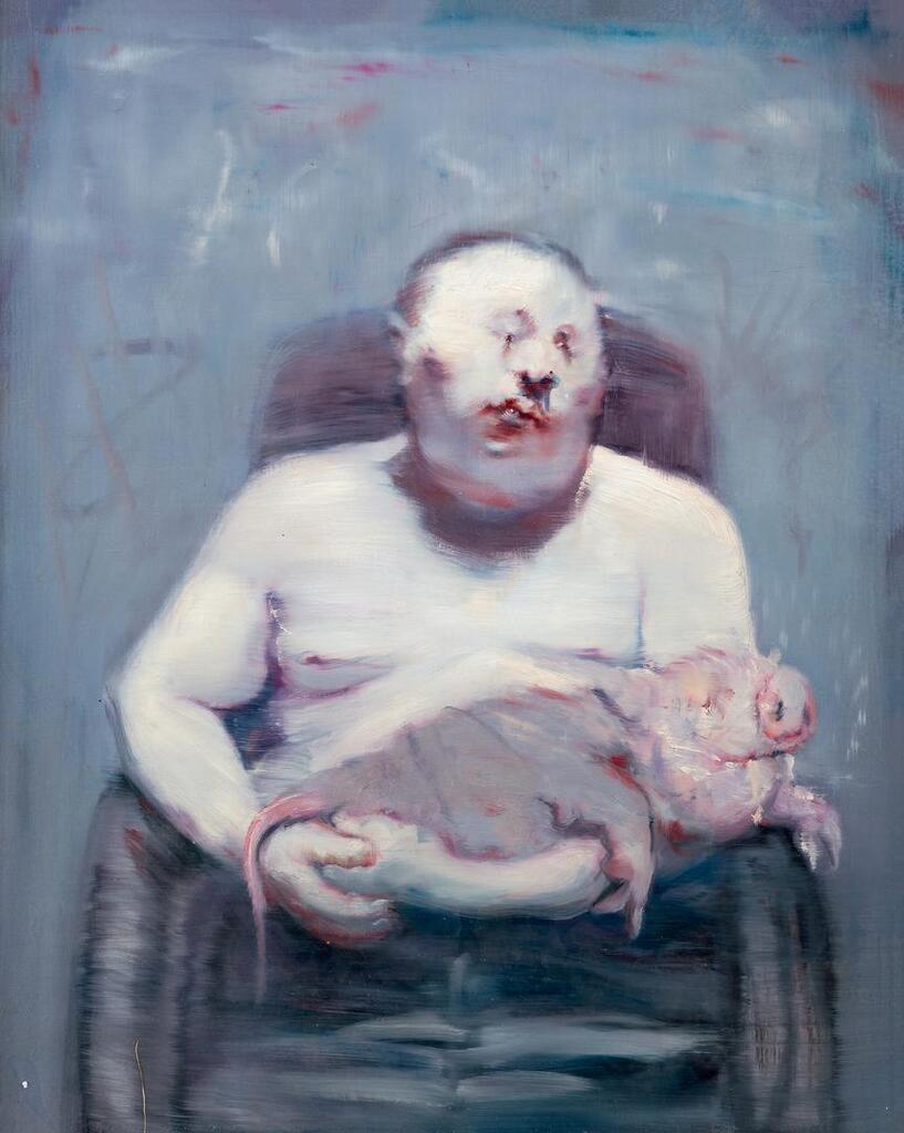 A Man With a Pig