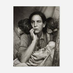 Dorothea Lange / Migrant Mother, Nipomo, California (1936) (from the Malkovich, Malkovich, Malkovich: Homage to Photographic Masters series)