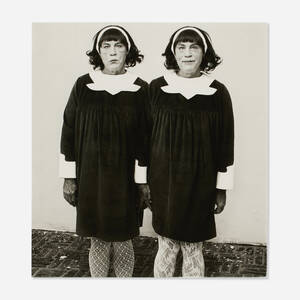 Diane Arbus / Identical Twins, Roselle, New Jersey (1967) (from the Malkovich, Malkovich, Malkovich: Homage to Photographic Masters series)