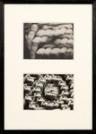 La Main multipliée par un jeu de miroirs 1947 Deux photographies hypnagogiques sur papiers, celle du haut signée par Sam Szafran et portant la mention “donné par Raymond Hains, rue Delambre en 1950” a