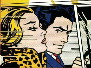 Roy Lichtenstein, In the car