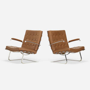 Tugendhat armchairs, pair