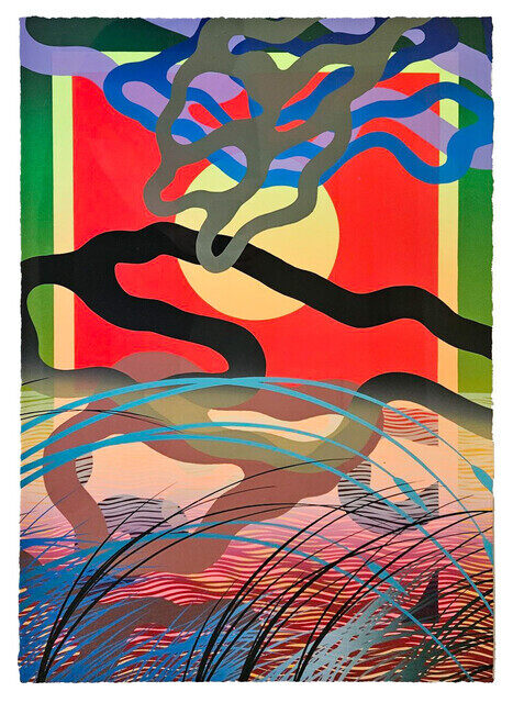 Second Beach Monoprint #20