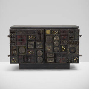 Important Custom Sculpture Front cabinet