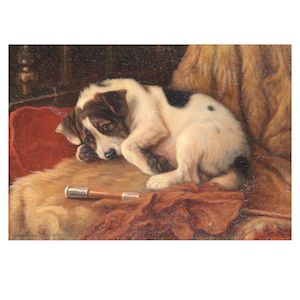 Valentine Thomas Garland (British, 1868-1914) A good judge of comfort