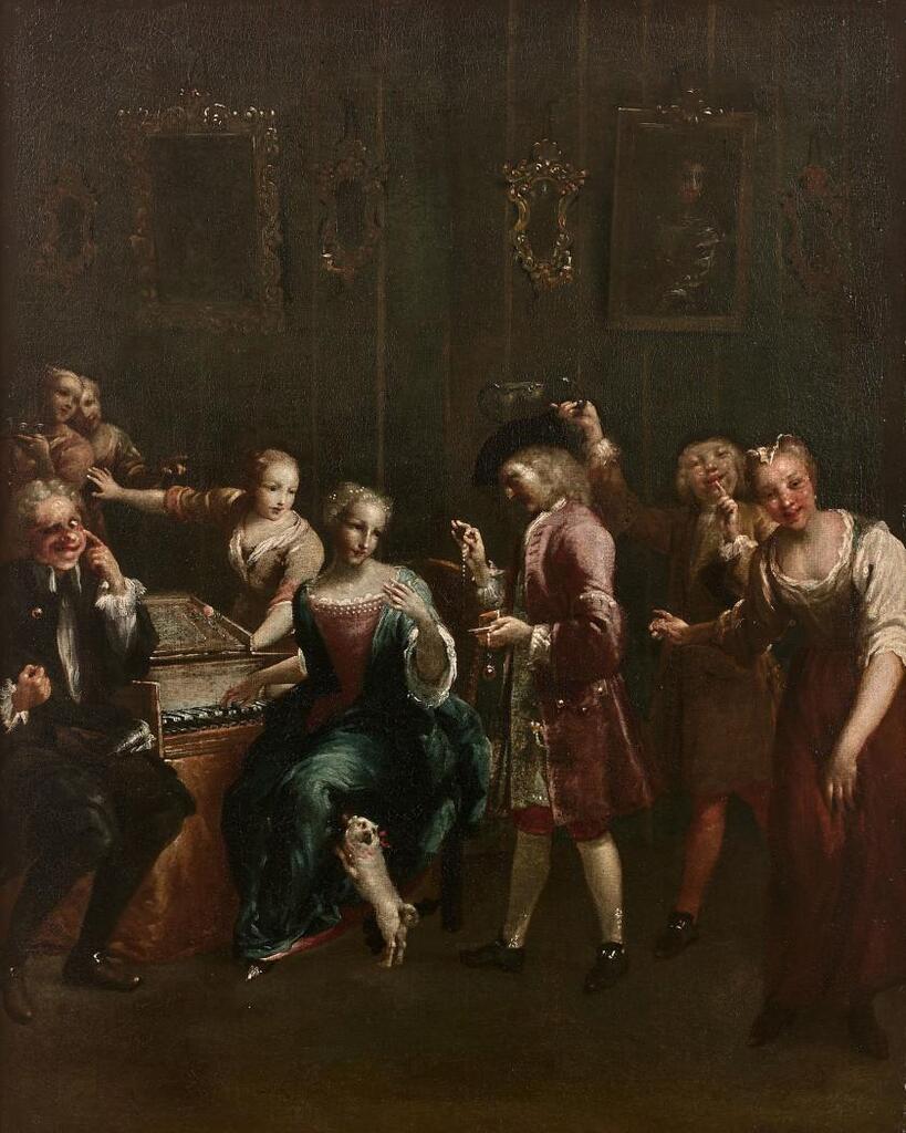 The pianoforte player and her admirers