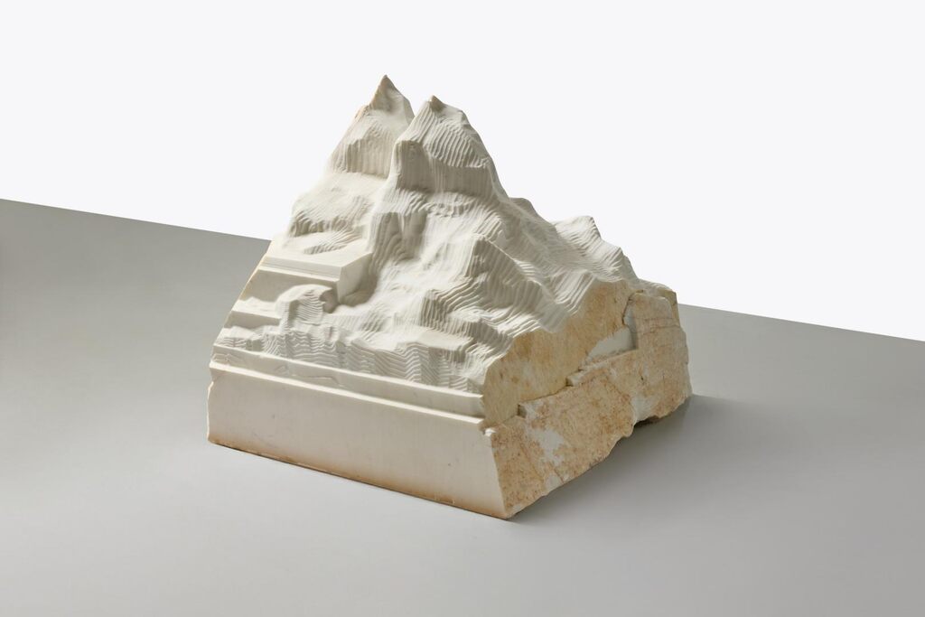 Mountain with Sun and Moon