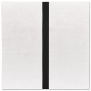Untitled (White with Narrow Black Band, Beveled )