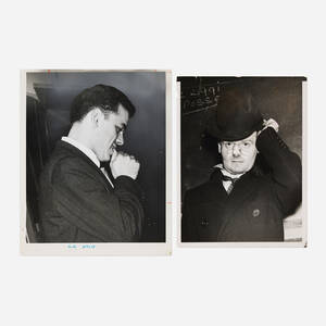 Untitled (Man with Bandaged Nose and Hat); La Rosa (two works)