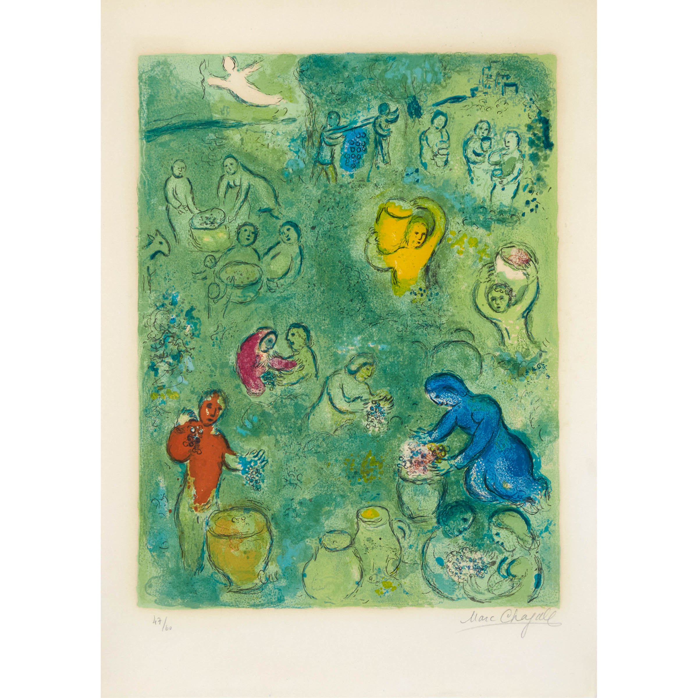 LES VENDANGES, FROM DAPHNIS ET CHLOÉ, 1961 [M. 322, C.B. 46]